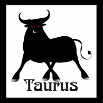 Whimsical Taurus Print
