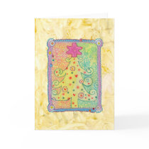 Whimsical Tree Blank Card