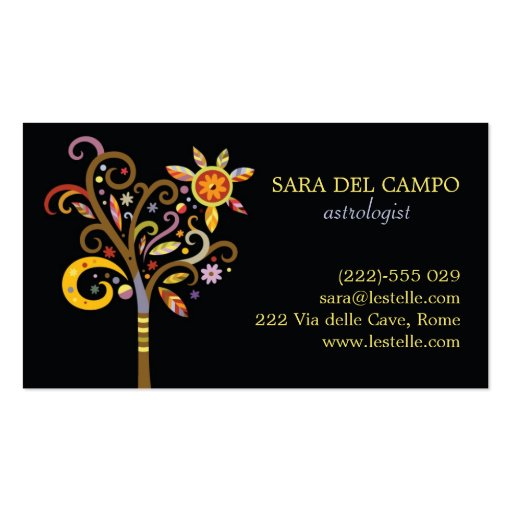 Whimsical Tree Business Cards
