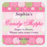 Whimsical Tree Candy Shoppe Sticker