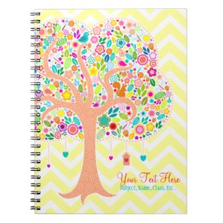 Whimsical Tree - Custom Spiral Notebook