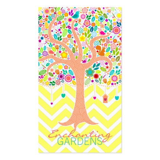 Whimsical Tree - Custom (Vertical) Business Cards