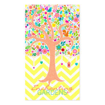 Whimsical Tree - Custom (Vertical) Business Cards