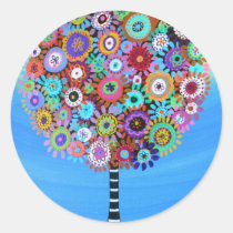 WHIMSICAL TREE OF LIFE BY PRISARTS stickers