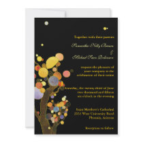 Whimsical Trees: Formal Wedding Invitations