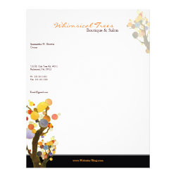 Whimsical Trees Letterhead