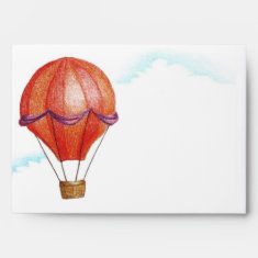   Whimsical Vintage Hot Air Balloon Envelope