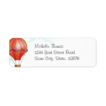 Whimsical Vintage Pink and Grey Daisy Custom Return Address Label