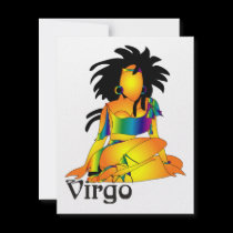 Whimsical Virgo Invitations invitations