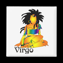 Whimsical Virgo Magnets