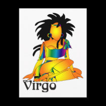Whimsical Virgo Postcards postcards