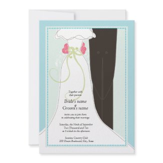 Whimsical Wedding Invitation invitation