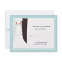 Whimsical Wedding Reply cards invitations