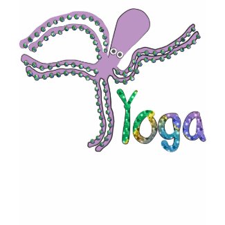 Whimsical Yoga Octopus shirt
