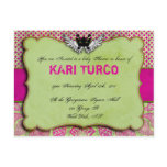Whimsically Urban & Hip Baby Shower Invitation Postcards