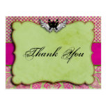 Whimsically Urban & Hip Thank You Postcard