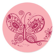 Whimsy Butterfly Sticker sticker