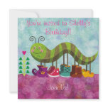 Whimsy Caterpillar Kids Invitation