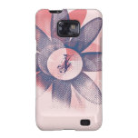 Whimsy Floral Art Mongram Samsung Galaxy Covers