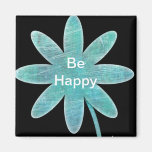 Whimsy Floral Art Refrigerator Magnets