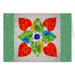 Whimsy Hearts Quilt - Block #1 cards