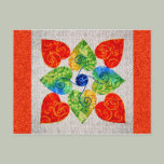 Whimsy Hearts Quilt - Block #1