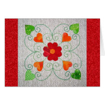 Whimsy Hearts Quilt - Block #2 cards