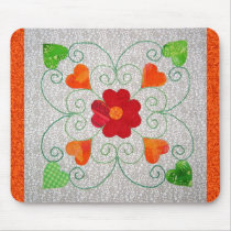 Whimsy Hearts Quilt - Block #2 mousepads