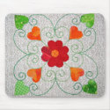Whimsy Hearts Quilt - Block #2 mousepads