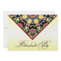 Whimsy Kaleidoscope Retirement Party Invitations