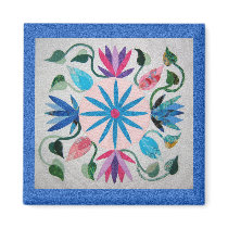 Whimsy Quilt Fridge Magnets