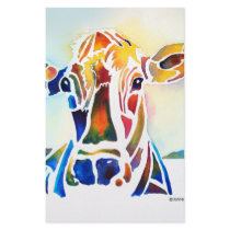 Whimzical Cow Customized Stationery