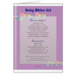 Whine List cards