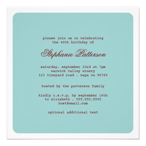 Whine or Wine Milestone Birthday Party Invitation