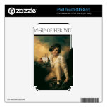 WHIP OF HER WIT -Child with rabbit Skin For iPod Touch 4G
