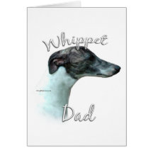 Whippet Dad 2 Greeting Cards