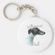 Whippet Dad 2 Key Chains