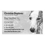 Whippet dog business cards