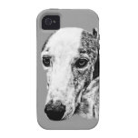 Whippet dog iPhone 4 case