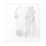 Whippet dog scratch pad