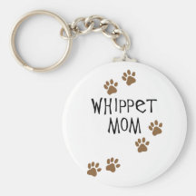 Whippet Mom for Whippet Dog Moms Keychains