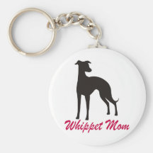 Whippet Mom Key Chain