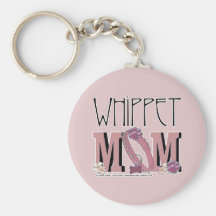 Whippet MOM Key Chain