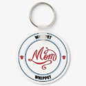 WHIPPET mom keychain