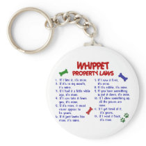 WHIPPET Property Laws 2 Keychains