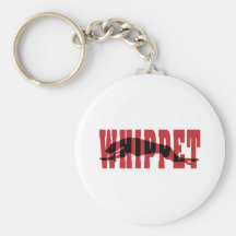Whippet silhouette key chains
