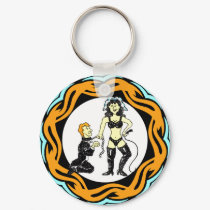 Whips And Chains That Bind Me Keychain