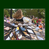 Whirling Lady #1 postcards