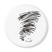 Whirling Tornado Fridge Magnets