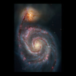 Whirlpool galaxy in space poster posters